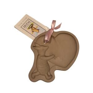 Vintage Brown Bag Cookie Mold Art Disney Piglet with Heart